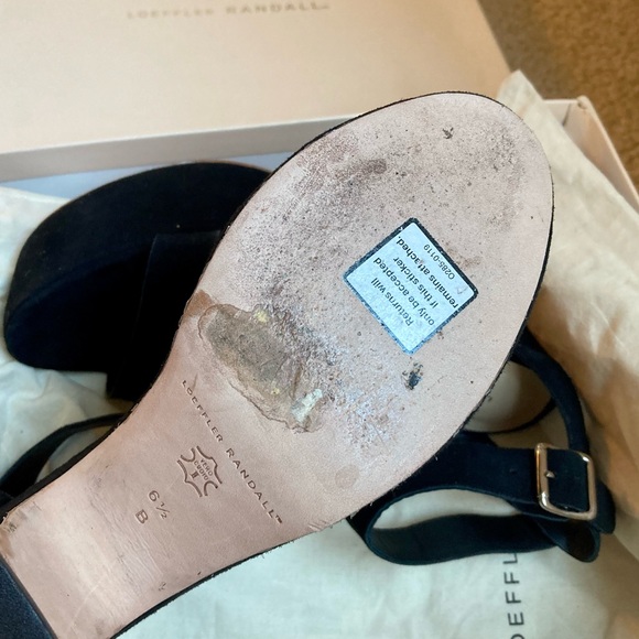 Loeffler Randall suede platform sandal - Picture 5 of 5